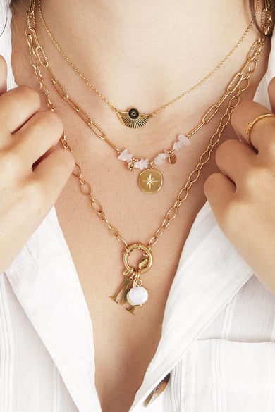 Ketting Celeste Groen Stainless Steel h5 Afbeelding2